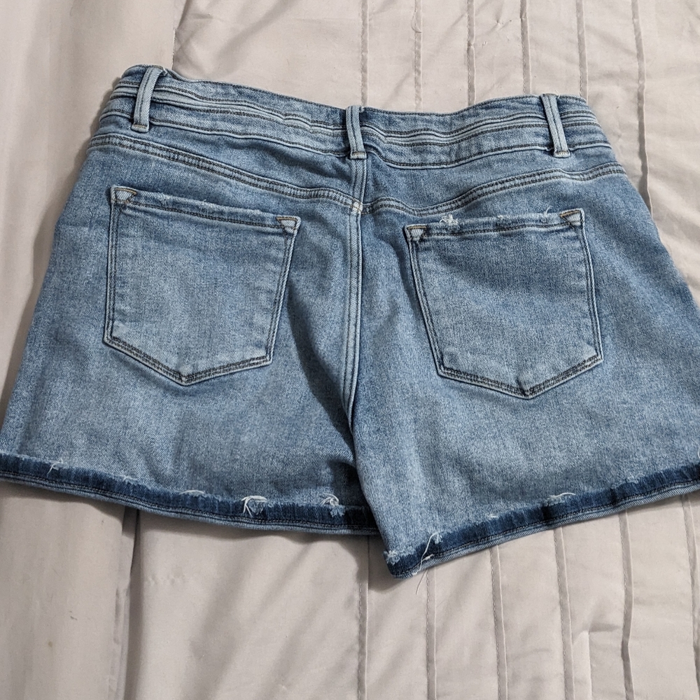 SOLD - KANCAN Signature For Buckle Kurvy High Waist Shorts sz 32 - Picture 6 of 8
